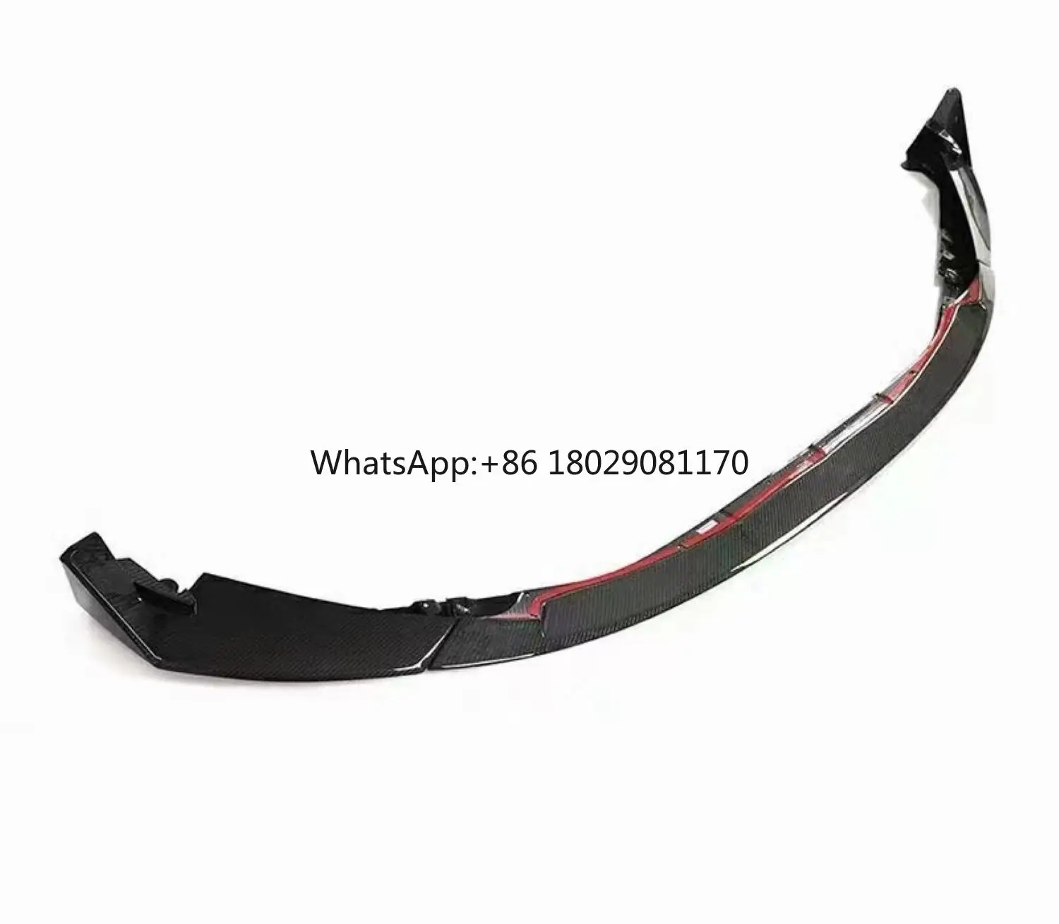 Lábio do spoiler do amortecedor dianteiro para BMW M3 M4 G22 G23 G80 G82 G83 2021, fibra de carbono seca estilo V, estilo CSL, estilo MP