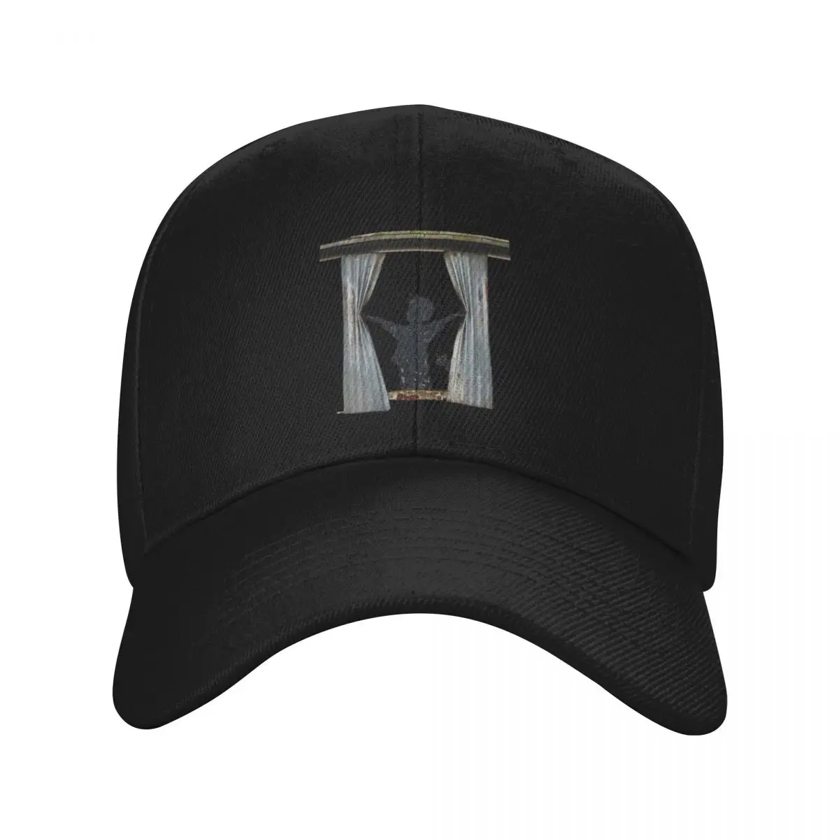 

Banksy boy - opens the curtain - street artist Baseball Cap Hat Man Luxury Christmas Hat Luxury Woman Men's