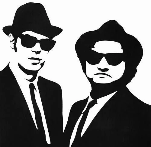 For JAKE AND ELWOOD #2 sticker VINYL DECAL Blues Brothers Various Sizes