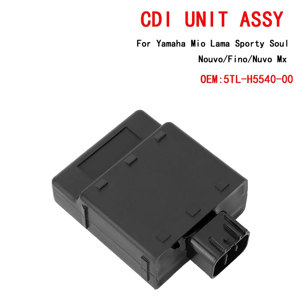 

Cdi Unit Assy For Yamaha MIO LAMA SPORTY SOUL NOUVO/FINO/Nuvo MX Universal Motorcycle Accessories OEM 5TL-H5540-00