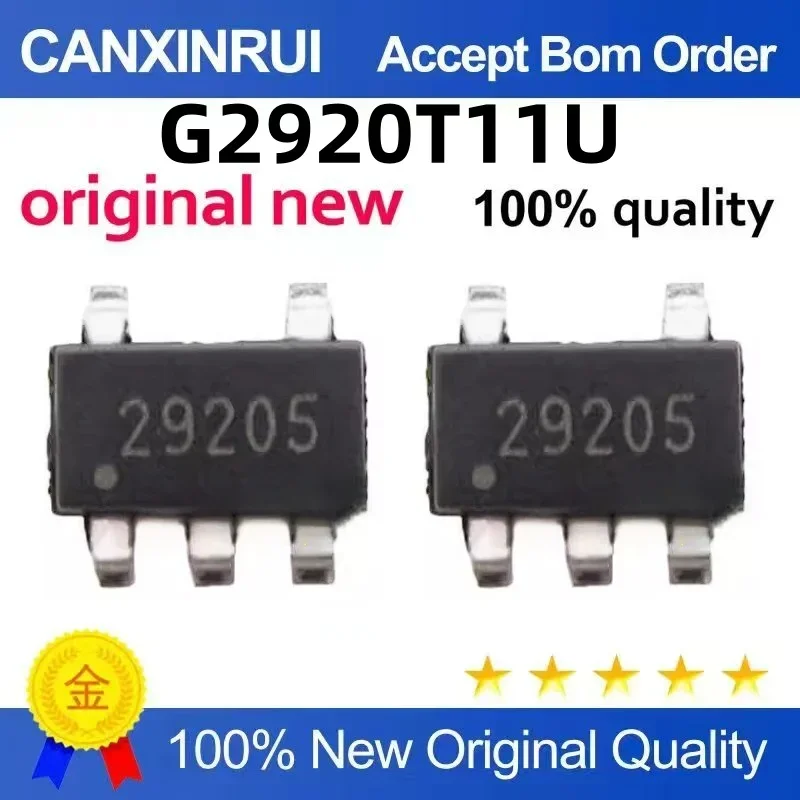 

(5-100 pieces) G2920T11U G2920 printing silk 29205 2920L 2920 beginning SOT23-5 brand new