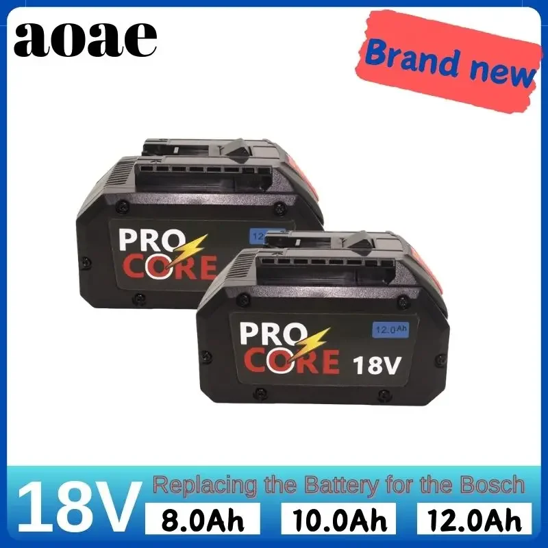 

18V 8Ah 12Ah ProCORE replacement battery, for Bosch 18V cordless tools BAT609 BAT618 GBA18V80 21700