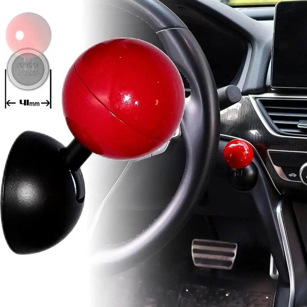 Car Push to Start Button Rocker Full Metal Ball-bar Remodeling Accessories Metal/plastic Starter Game Cover Arcade N9W5