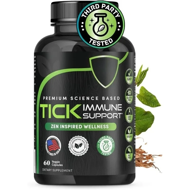 

Immune Support Supplement - Japanese Tiger Cane, Cat Claw, Scutellaria baicalensis, Sweet Wormwood-60 Vegetarian Capsules