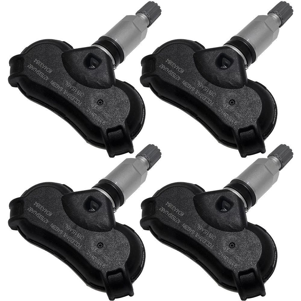 4pcs 42753SHJA82 Tire Pressure Sensor For Honda Odyssey 2008-2010 Element 2008 Ridgeline 2009-2014 42753-SHJ-A820-M1 TPMS 315MHz