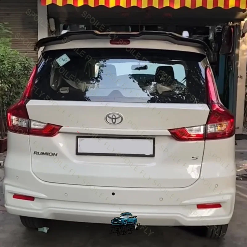 For Availing Suzuki Ertiga XL7 2019 To 2025 Monster Style High Quality ABS Car Rear Roof Wing Big Spoiler Glossy Black