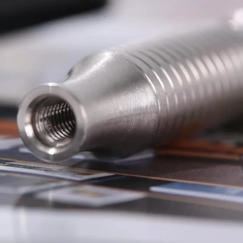 YAQI 88mm Length Lightweight Stainless Razor Handle Comfortable Grip For Precise Shaving Compatible With Various Safety Shavers