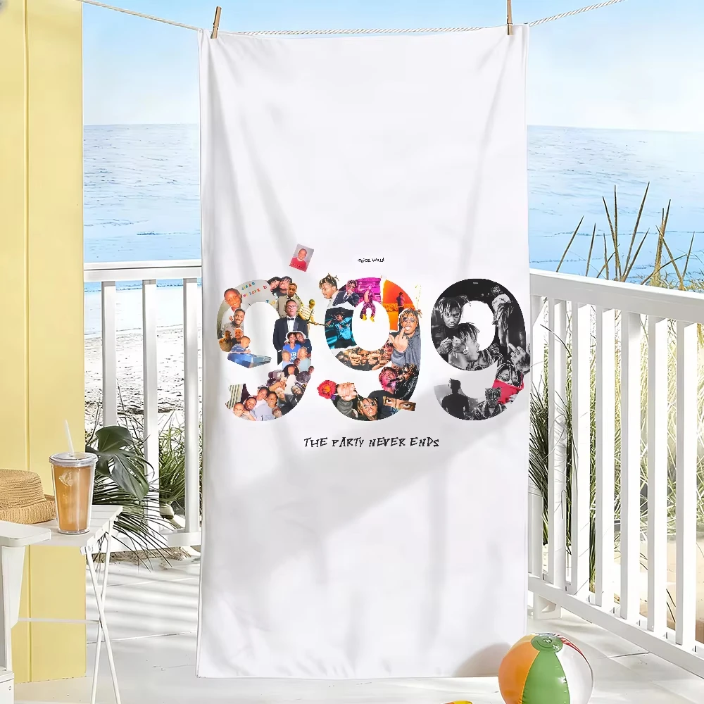 Large Quick Dry Beach Towel with J-Juice-W-WRLD 'Legends Never Die' Design Soft Towel for Pool Gym Travel Shower Camping Sports view 5