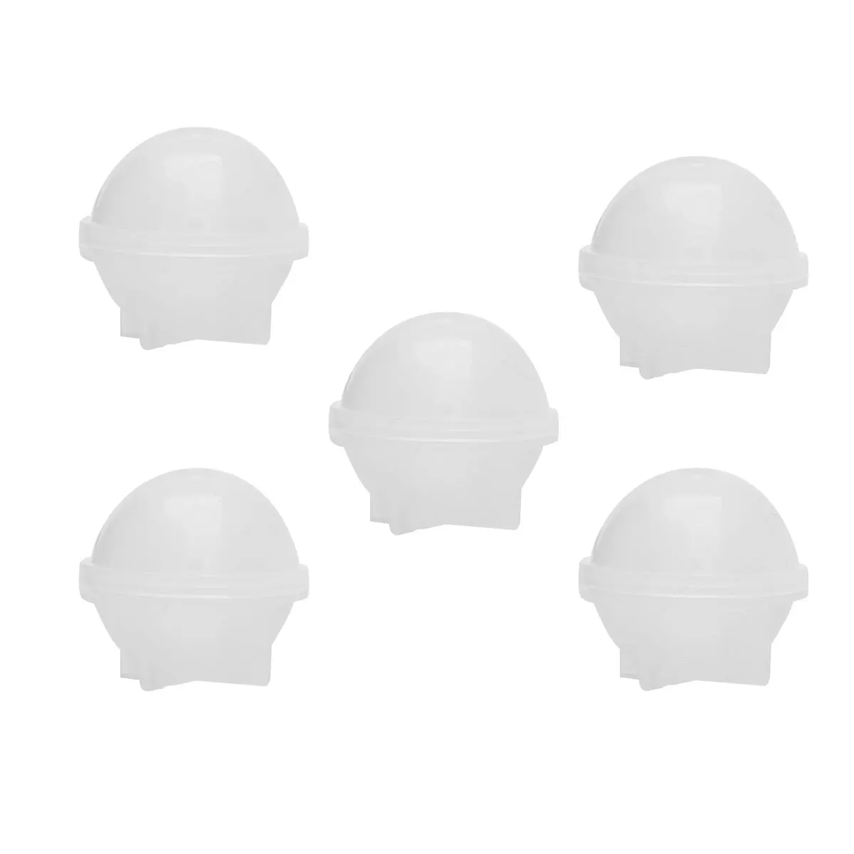 

5 Pcs Ball Mold Molds Crystal Silicone for Resin Crafts DIY Sphere Epoxy Fondant