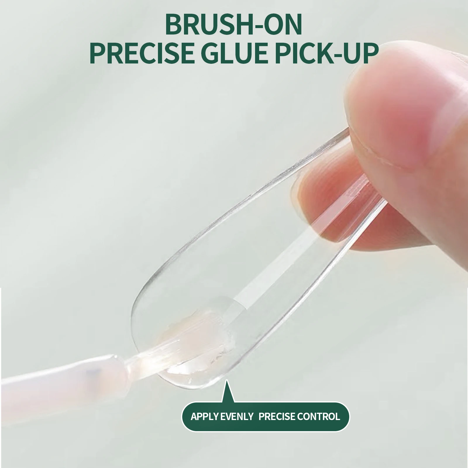 Nailpop 15ml Brush On Nail Glue Easy Application Long-Lasting Super Strong Nail Bond for Acrylic Nails Nail Tips Press On Nails image 4