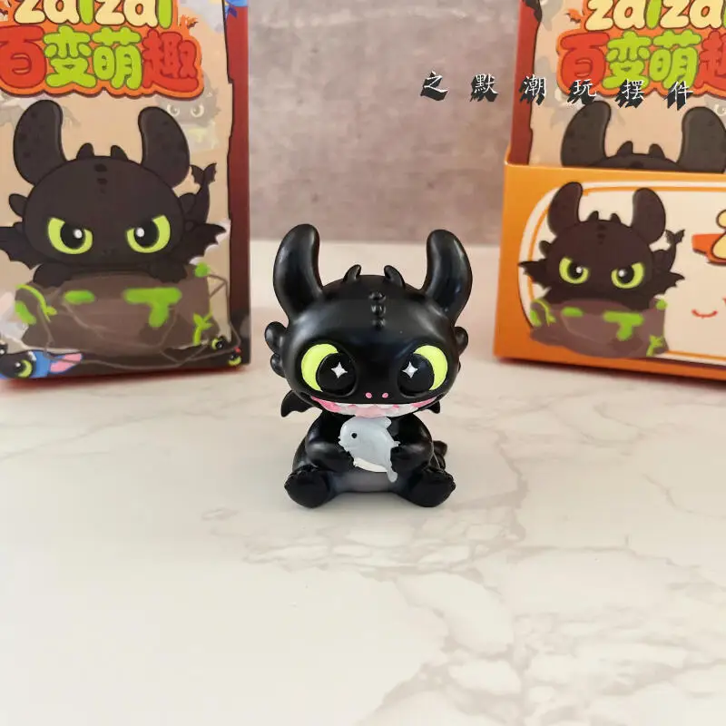 Toothless Blind Box Kawaii Cartoon Dragon Taming Master Peripheral Blind Box Q Edition Handmade Girlfriend Festival Gift