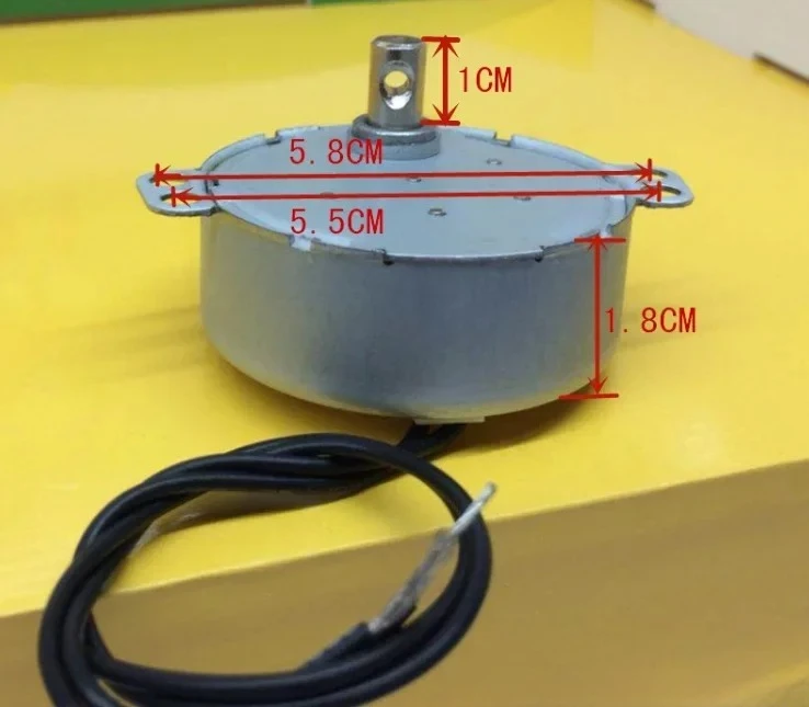 1 قطعة لمروحة الهواء التي تحتوي على العلامة التجارية الجديدة التيار المتناوب 220 فولت ~ 240 فولت 2.5/3 دورة في الدقيقة TYJ50-8A7 محرك متزامن