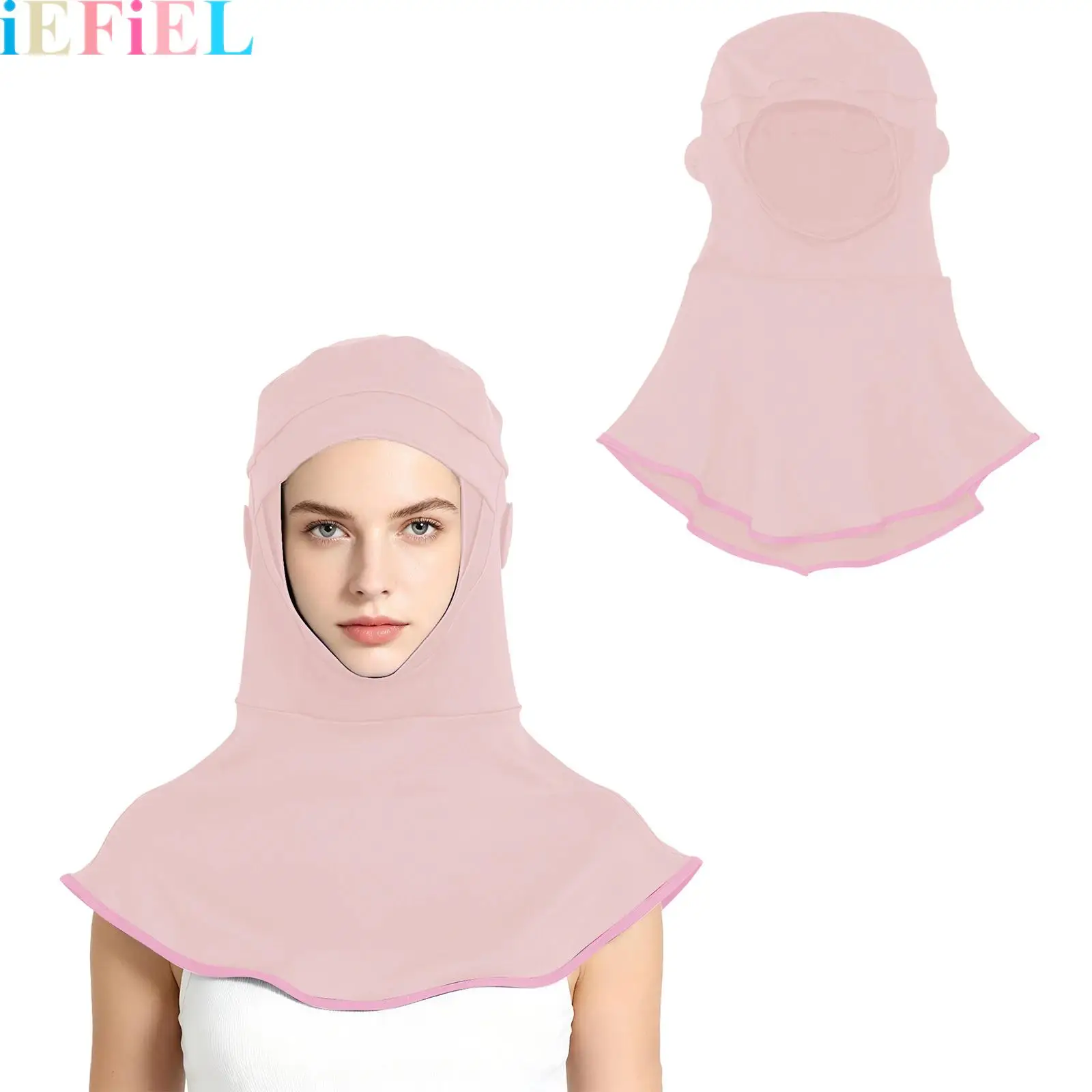 

Women Breathable Hat Cape-style Head-covering Work Hat High Stretchy Cap Dustproofed Food Processing Work Caps