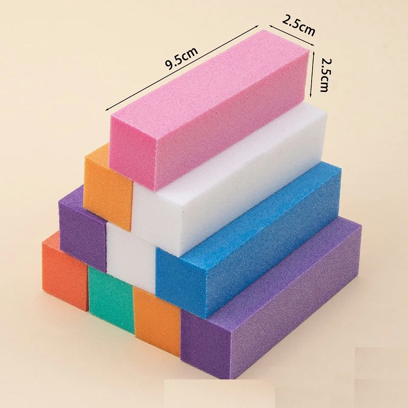 5PCS Nail Buffer Polishing Block Buffer for Polisher Manicure Buff Professional Sponge Nail File Milling Cutter for Manicure