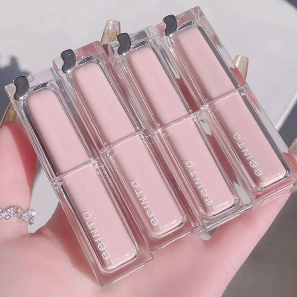 Transparent Jelly Mirror Glass Lipsticks Long Lasting Waterproof Jelly Water Lip Gloss Sweatproof Non-stick Cup Solid Lip Glaze