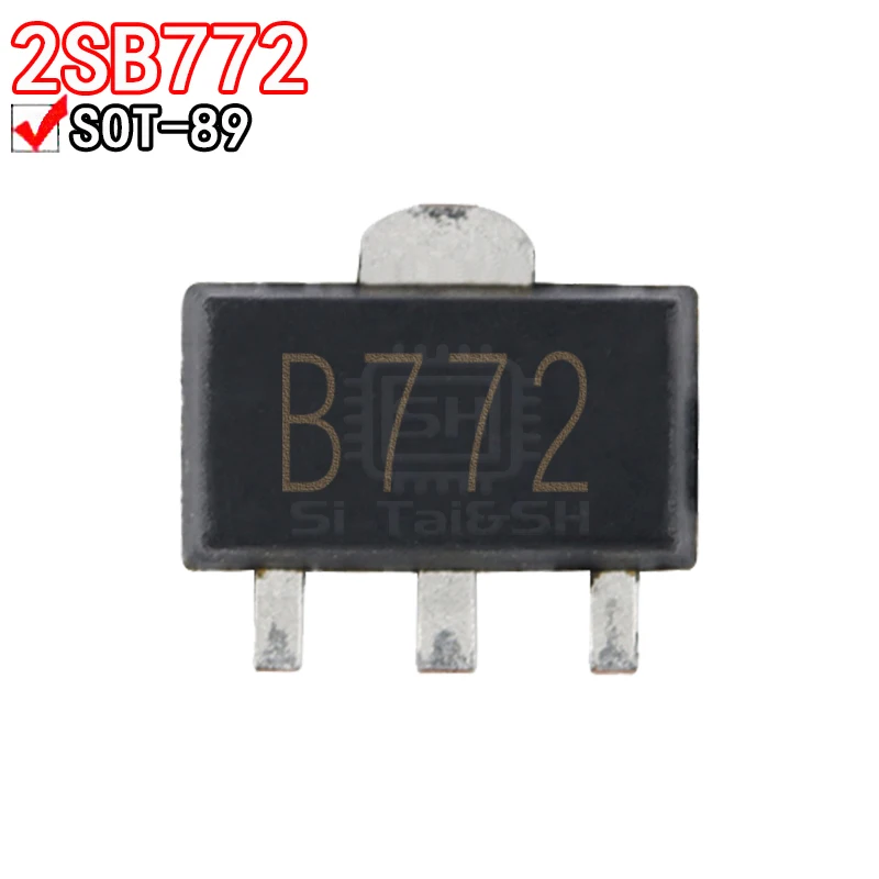 50PCS 2SD882 D882 2SD1624 2SB772 B772 patch SOP89 triode transistor