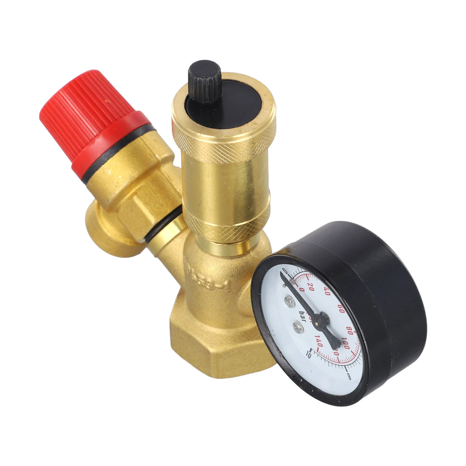 Brass Boiler Safety Group Set With Pressure Relief Valve For Effective Air Venting And Reliable Pressure Control