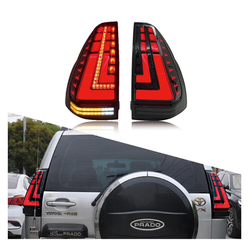 

High Quality For Lexus Gx470 Led Tail Light Upgrade The New Design Backlight Dynamic Lamp 2003-2009
