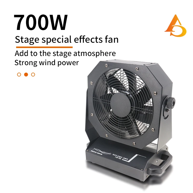 700W Professional Stage Fan Machine with Variable Speed Remote Control for Disco DJ Equipment Stage Atmosphere Creation