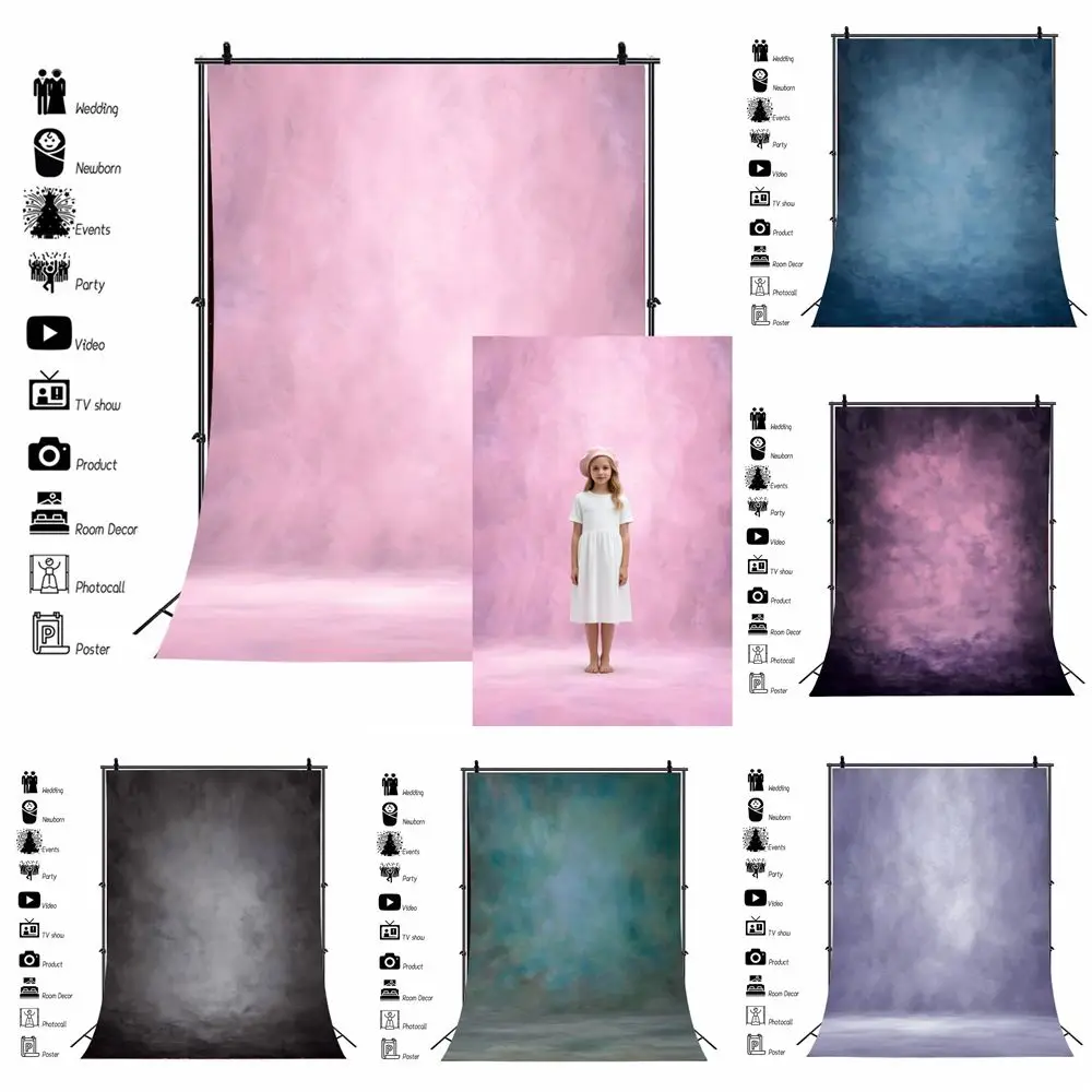 Vintage Abstract Texture Backdrop Solid Color Baby Kids Adult Pregnant Artistic Portrait Photography Background Photo Studio