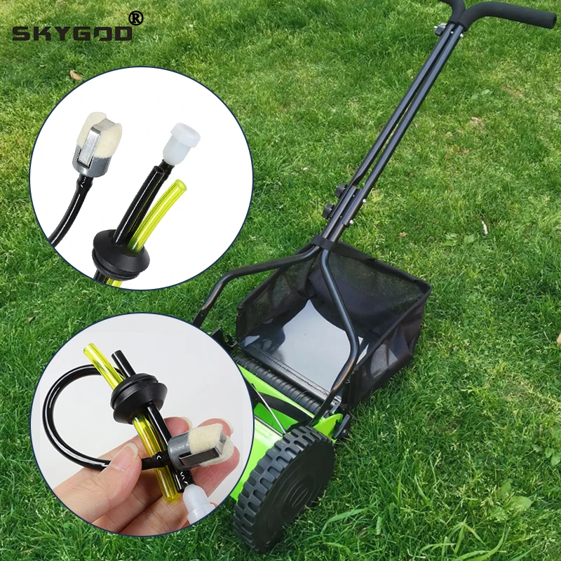 1~50 Sets Fuel Pipe Filter set For Chainsaw Lawn Mower Grass Trimmer Fuel Tank Filter Universal Oil Pipe Fuel hose Garden Tools