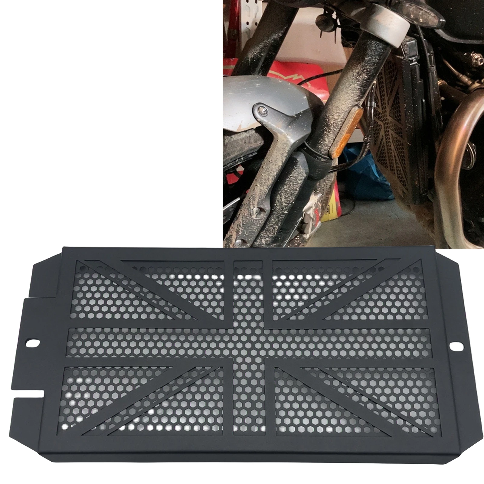 

Radiator Grille Mesh Cover Protector For Triumph Bobber Street Scrambler Bonneville T100 T120 Thruxton 1200/R/RS/TFXC Speed Twin