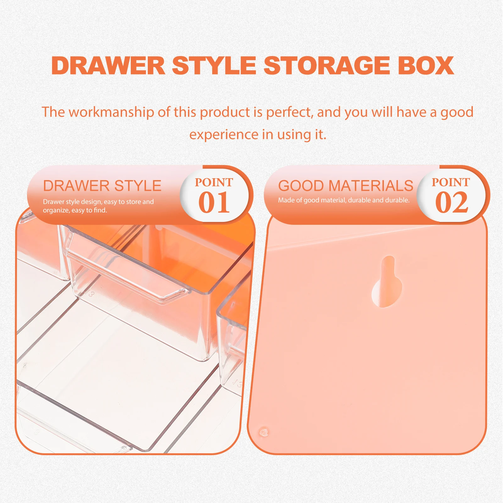 

Dustproof Storage Box Large Capacity Drawer Style Organizer For Cosmetics Makeup Skin Care Products Home Bathroom Office