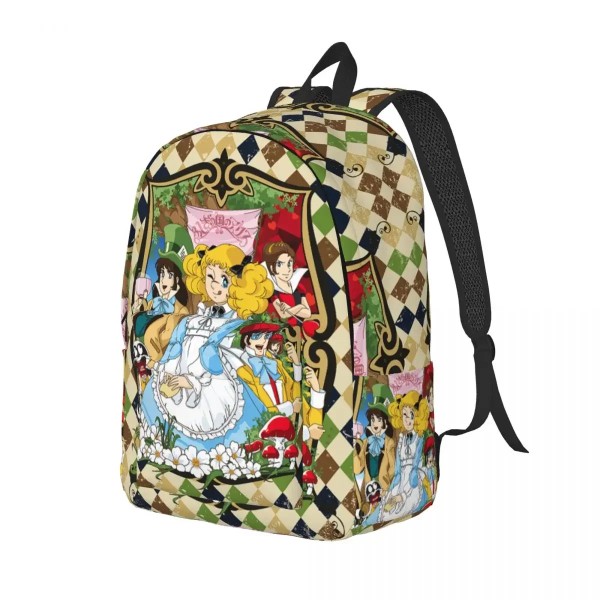 Candy Candy Anime Kurin Zaino Uomo Donna Studente adolescente Zaino da lavoro Kawaii Borsa a tracolla per college per bambini giapponesi leggera