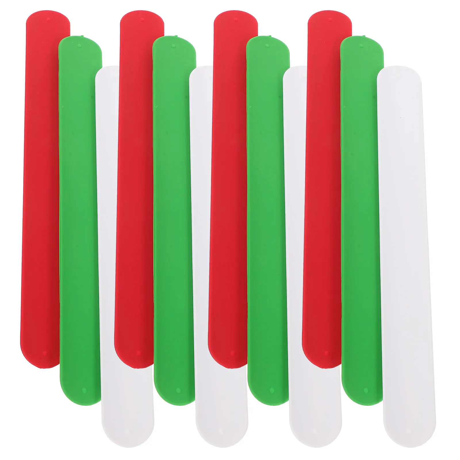 12 pçs pulseiras de tapa de silicone diversão crianças festa favores flexível à prova dwaterproof água pulseira decorativa festivais pulseiras tapa pulseiras