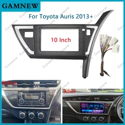 10 Inch Car Radio Fascia Frame For Toyota Auris Corolla Hatchback E180 2013+ 2DIN Stereo Panel Kit Install Facia Console