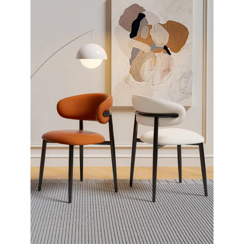 

Скандинавский обеденный стул, бытовой имитация цельного дерева, ресторанный удобный стул со спинкой, простой стул с молоком, чай с молоком, закуска, бар ком