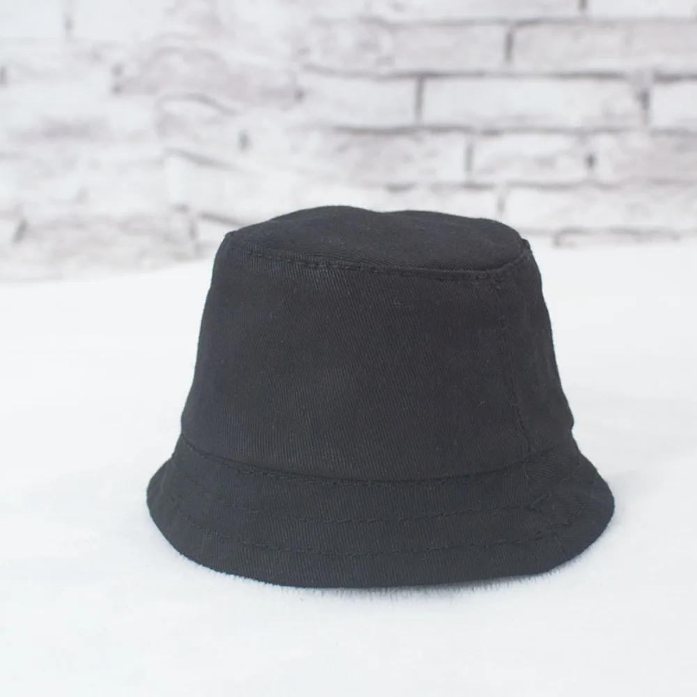 Solid Color Basic Fisherman Hat For 10cm/15cm Cotton Doll Multi-color Casual Sun-shading Mini Doll Hat
