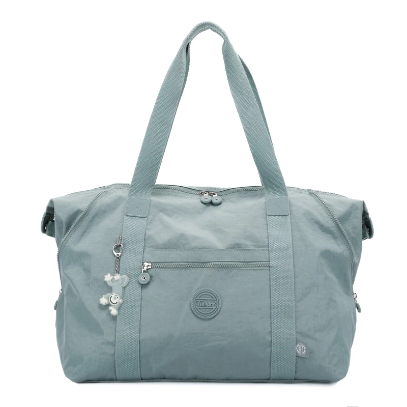 Nesitu High Quality Waterproof Lightweight Nylon A4 Men Women Handbag Shoulder Bag Purse Green Black Blue Red Pink Purple M1216