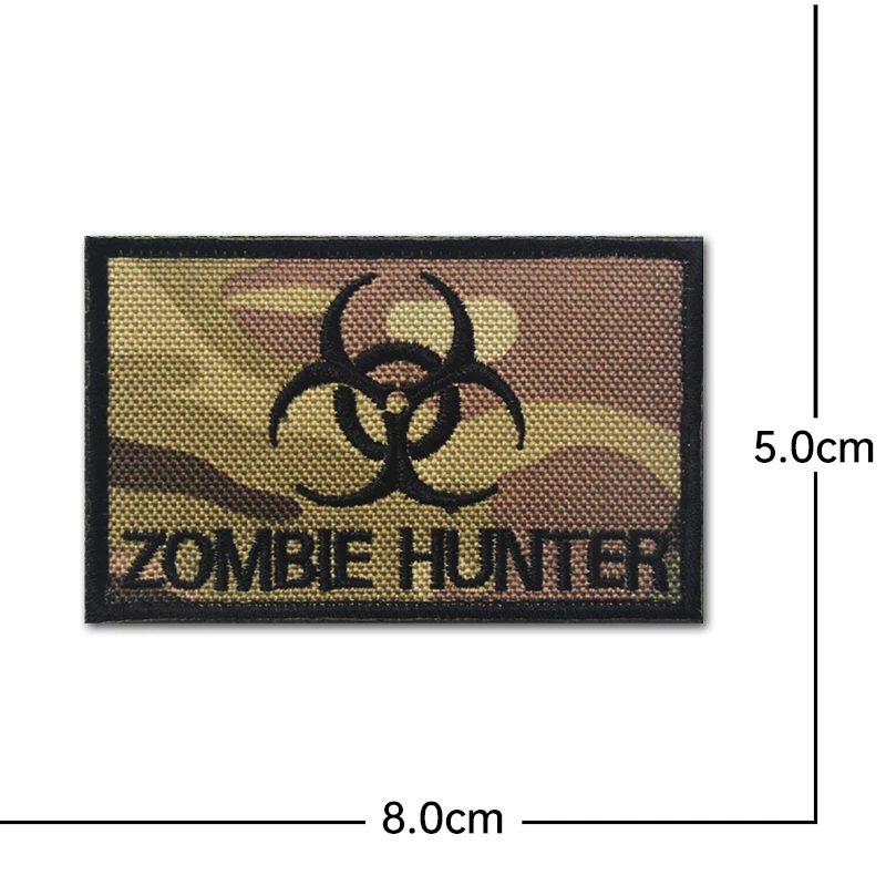 Parche zombie táctico PVC 3D – Brazalete Molle - imagen 2