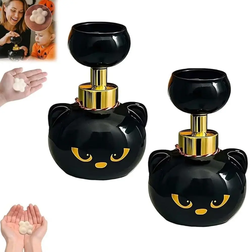 

1PC Large Capacity Cat Paw Foam Soap Dispenser Paw-Shaped Refillable Cats Pawprint Soaps Pump Bottle Bubbles Soap Box