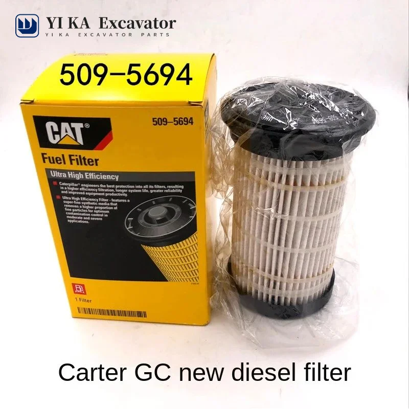 For Caterpillar cat323GC/326GC/330GC/336GC Diesel Filter Element 509-5694 Diesel Filter Factory