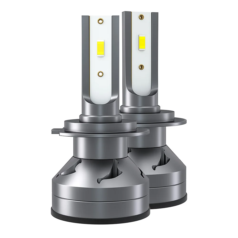 

Автомобильная светодиодная фара H7 LED H4 H1H3 H8 H11 HB3 HB4 9005 9006 9012 6000K 60W 12000LM Автоматическая светодиодная лампа Турбо противотуманная фара 12 В