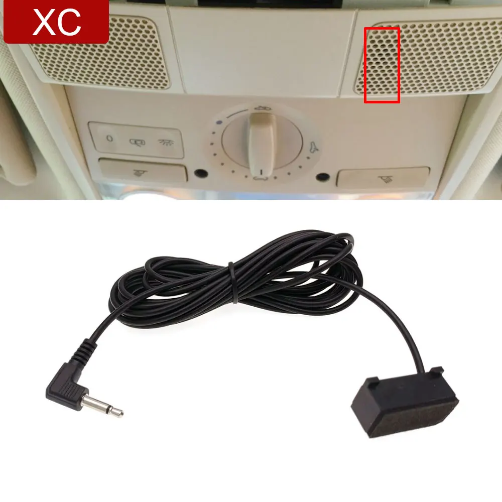 Samochodowy mikrofon audio 3,5 mm z klipsem i wtyczką Mic Stereo Mini Przewodowy mikrofon zewnętrzny do GPS Auto CD DVD Radio Profesjonalni
