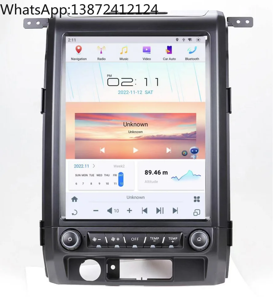 

12.1" Android 13 GPS Navigation Car Radio for Ford F150 2009-2012 Autoradio Stereo Multimedia Player Video