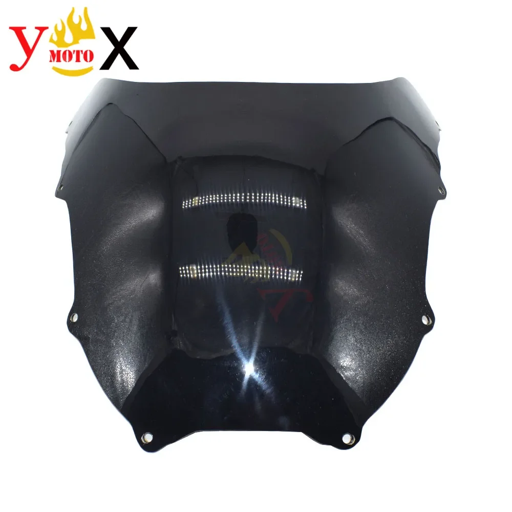 Pára-brisas preto claro da lâmpada única, vidro dianteiro do vento, defletor de carenagem para Kawasaki ZXR400 1991-1999, ZXR 400 91-99