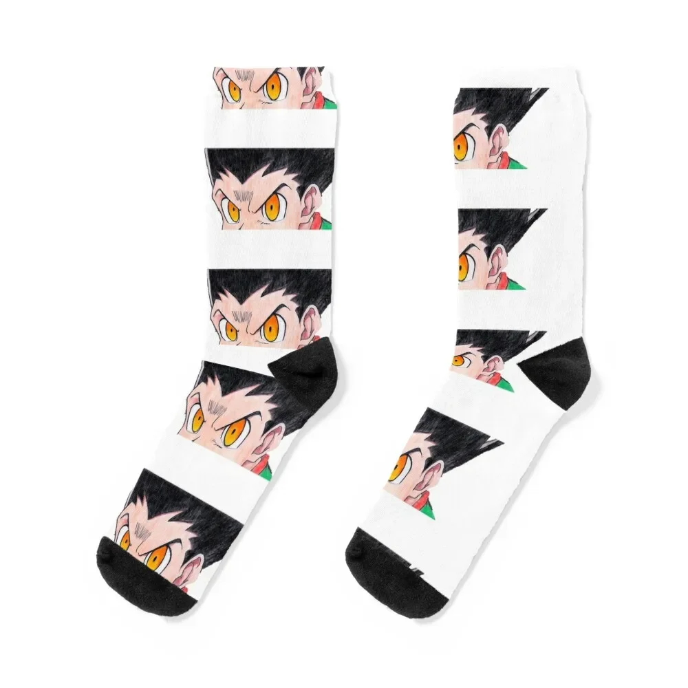 

Gon Socks japanese fashion floral gift bright garter Socks For Girls Men's