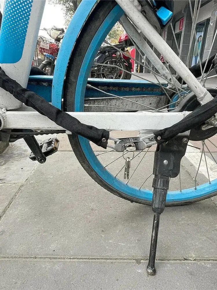 AliExpress NONE 80CM Metal Motorbike Motorcycle Bicycle Heavy Duty Chain Lock Padlock Bike Cycle