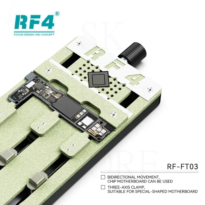 ซ่อมแซม PCB มือถือ/ชิปเมนบอร์ดมือถือ/ที่ยึด PCB มือถือ/ชิป /cpu/ic Operation fix/ ทนต่ออุณหภูมิ FT03 RF4