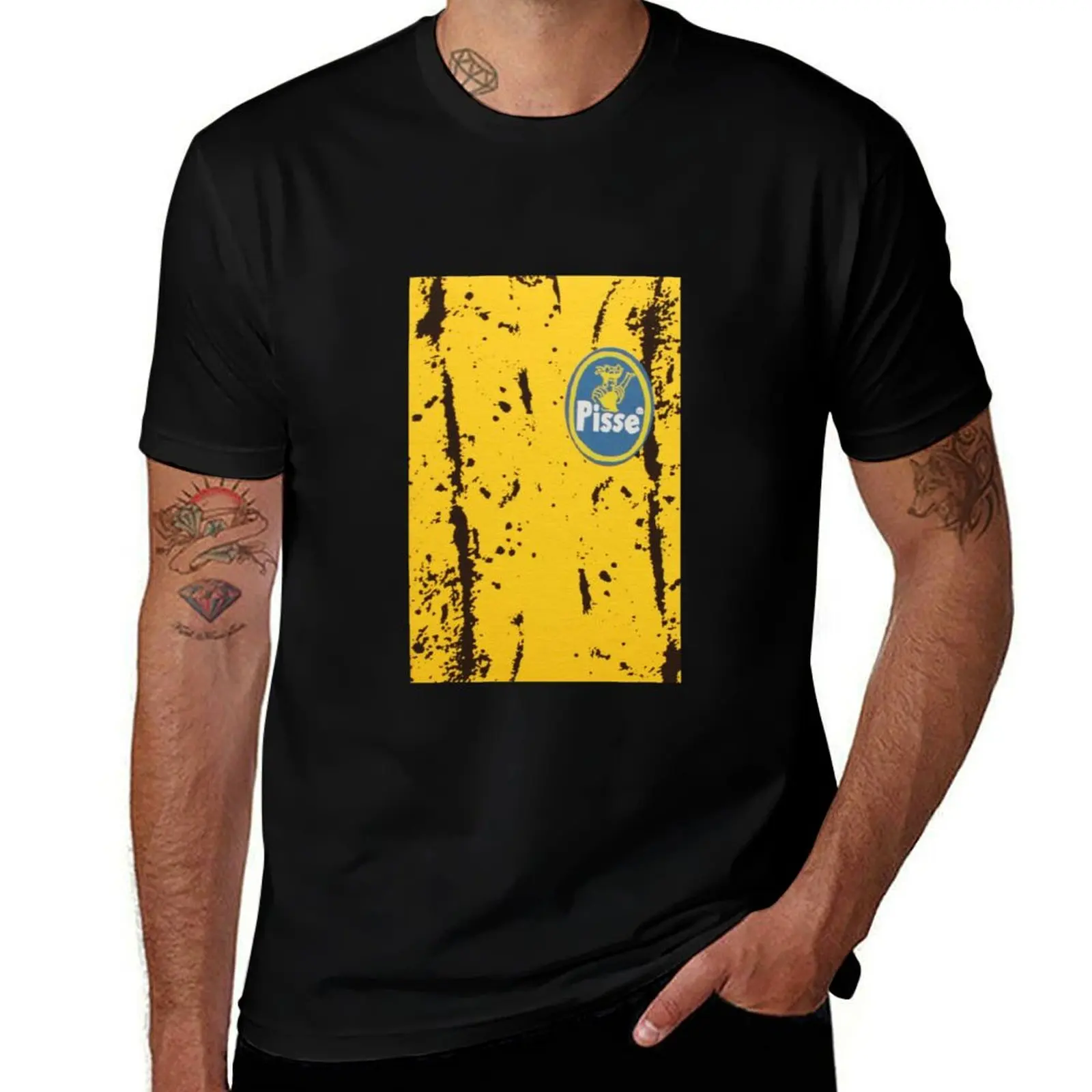 Pisse Kohlrübenwinter Cassette Cover T-Shirt Basic Breathable Solid Color T-Shirt