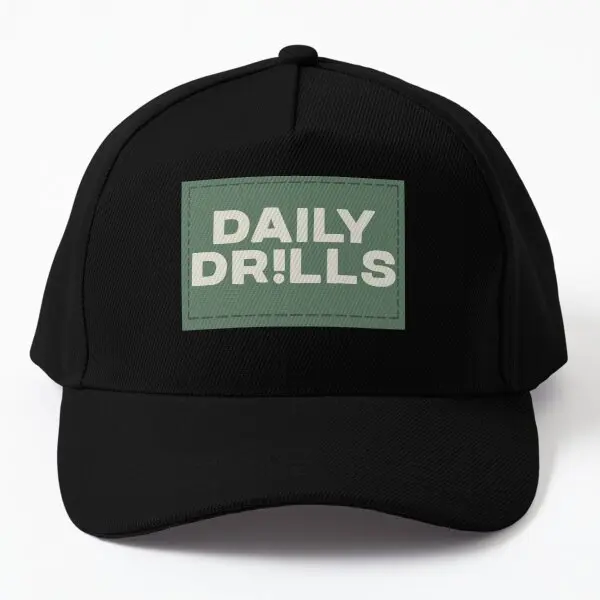 

Daily Drills Baseball Cap Hat Sport Boys Hip Hop Mens Casquette Summer Women Sun Casual Printed Spring Black Bonnet