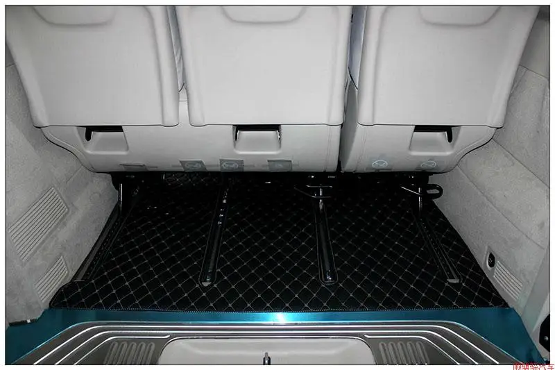 Best quality! Custom full set car floor mats for Mercedes Benz V 250 W447 2024-2014 7 8 seats waterproof carpets for V250 2023