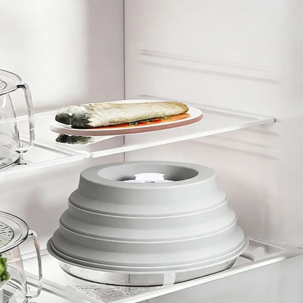 Silicone Magnetic Microwave Splatter Cover Folding Splash-proof Microwave Splash Guard Anti-scalding Handle
