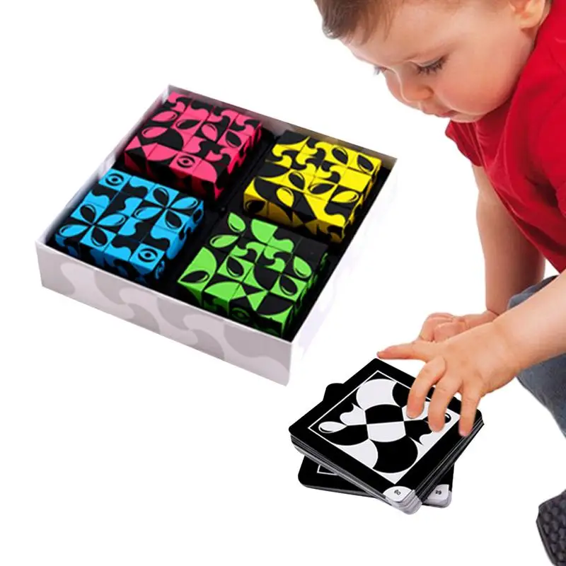 

Expression Puzzle Building Blocks Magic Cube Game With 60 Challenge Cards Puzzles Toy To Improve Imagination For Children