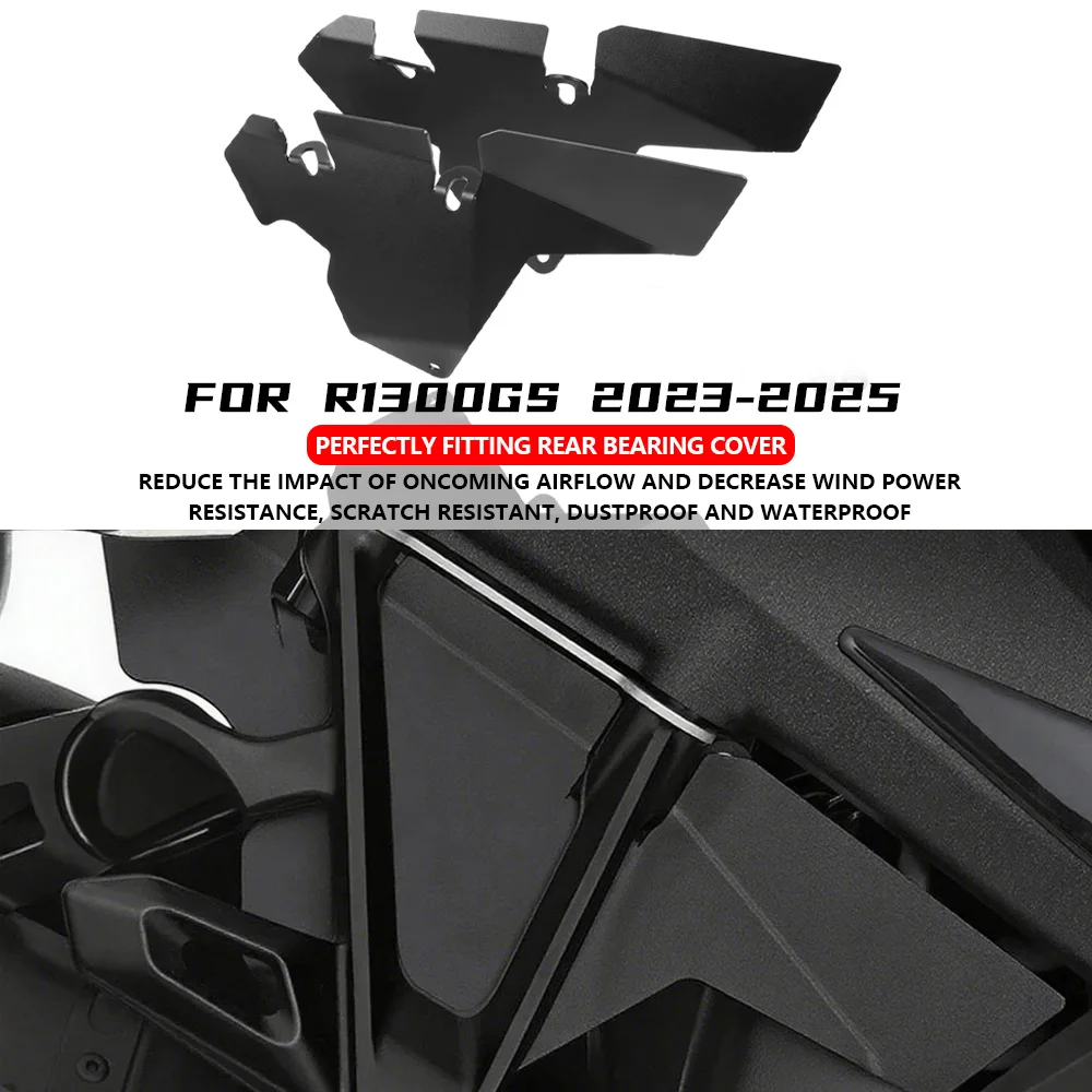 

For BMW R1300GS 2023-2025 New R1300GS Motorcycle Rear Side Fender Mudguard Extension Passenger Splash Guard Kit