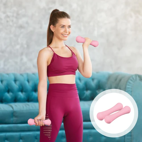 Imagen 2 del producto Mancuerna de hierro fundido sólido para Yoga, boxeo, Fitness muscular, entrenamiento de rehabilitación, equipo deportivo portátil, 500g, 1 ud.